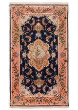 Alfombra persa Tabriz 50 Raj de lana y seda | 114 x 67 cm