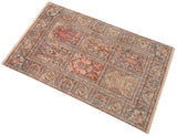 Alfombra india de seda pura de Cachemira | 151 x 90 cm