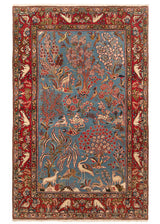 Alfombra persa Qom | 210 x 135 cm
