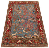 Alfombra persa Qom | 210 x 135 cm