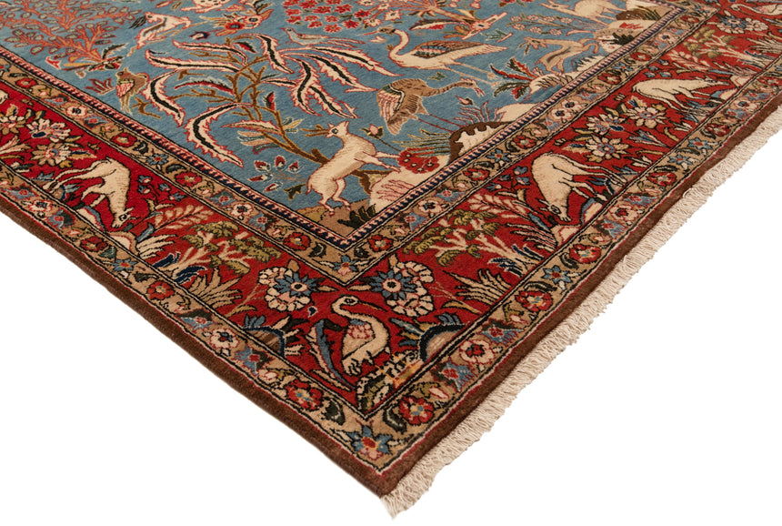 Alfombra persa Qom | 210 x 135 cm