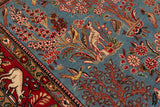 Alfombra persa Qom | 210 x 135 cm