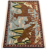 Alfombra persa Kashan | 50 x 85 cm