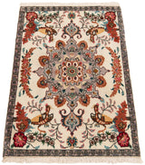 Alfombra persa Tabriz 50 Raj de lana y seda | 70 x 50 cm
