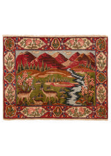 Alfombra persa Tabriz | 57 x 80 cm