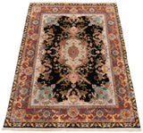 Alfombra persa Tabriz 70 Raj de lana y seda | 203 x 146 cm