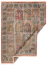 Alfombra india de seda pura de Cachemira | 215 x 157 cm
