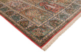 Alfombra india de seda pura de Cachemira | 215 x 157 cm