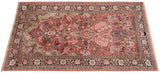 Alfombra india de seda pura de Cachemira | 161 x 88 cm
