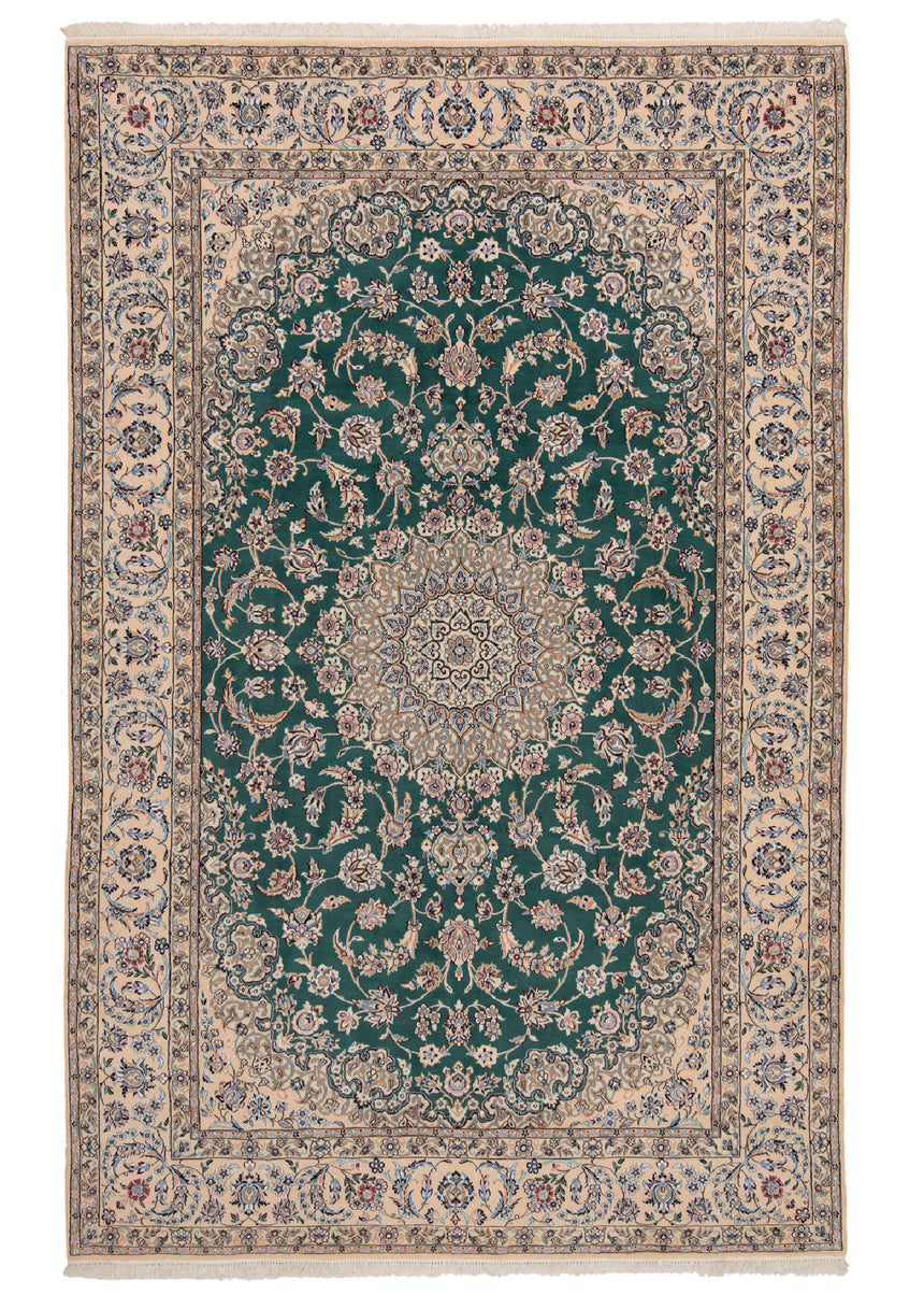 Alfombra persa Nain 9La | 308 x 198 cm