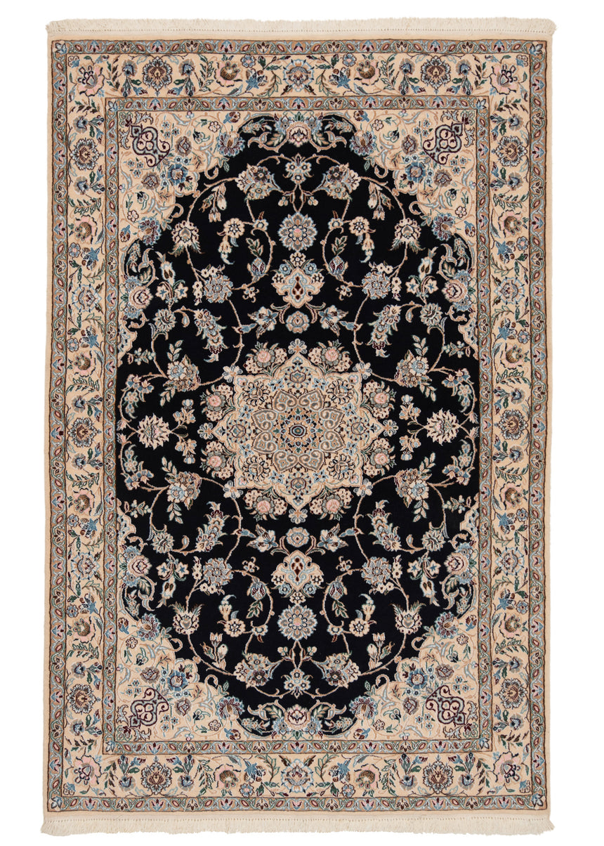Alfombra persa Nain 9La | 195 x 125 cm