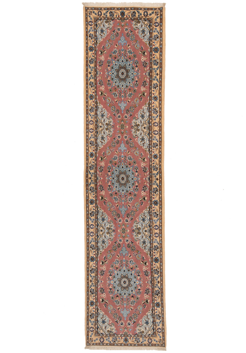 Alfombra persa Nain 6La | 273 x 60 cm