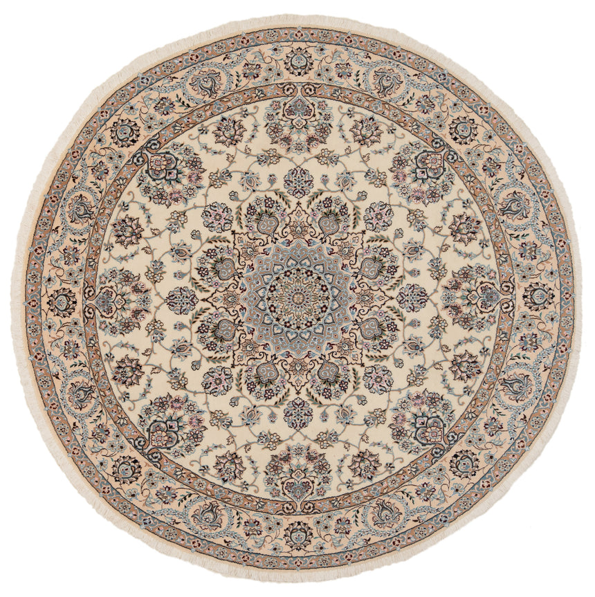 Alfombra persa Nain 9La | 205 x 205 cm