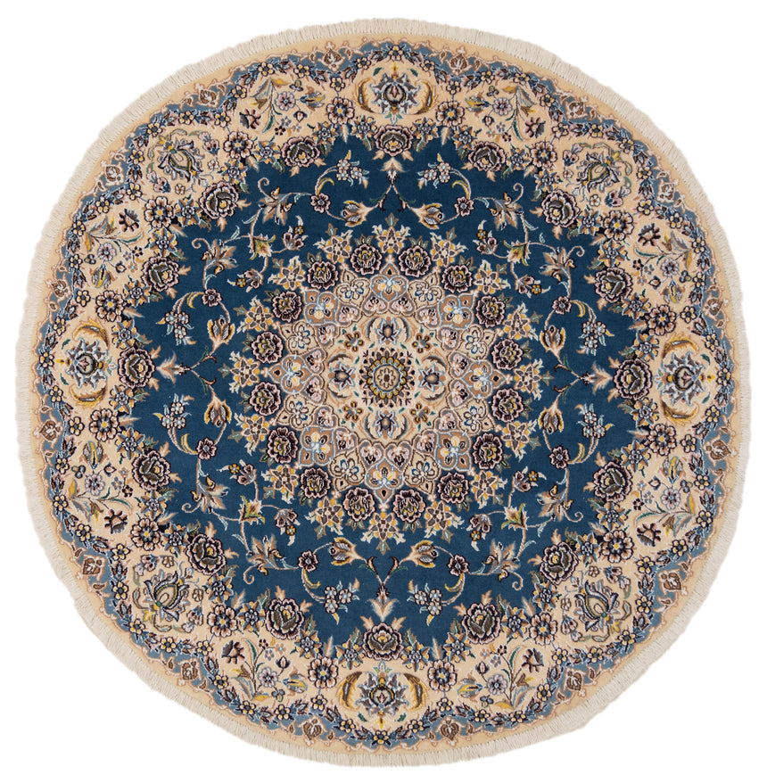 Alfombra persa Nain 9La | 143 x 143 cm