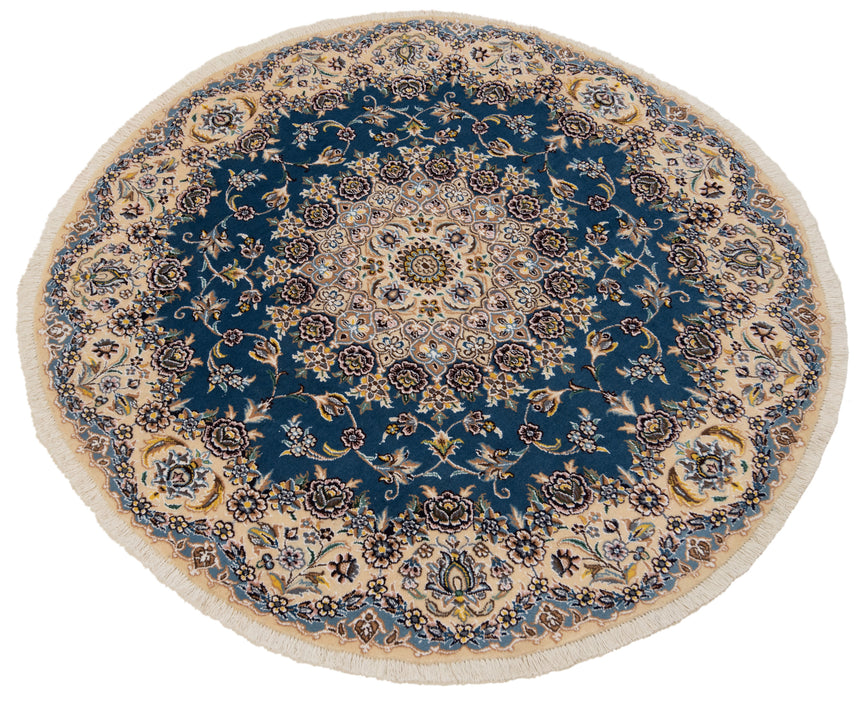 Alfombra persa Nain 9La | 143 x 143 cm