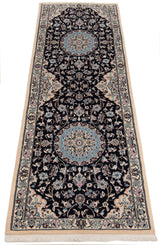 Alfombra persa Nain 9La | 220 x 76 cm