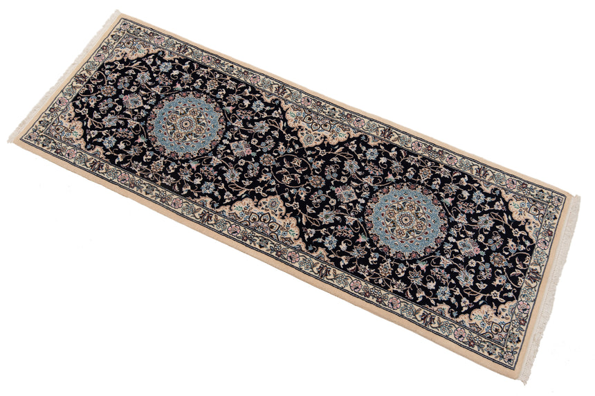 Alfombra persa Nain 9La | 220 x 76 cm