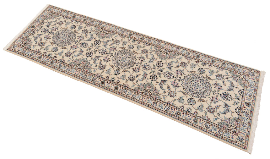 Alfombra persa Nain 9La | 315 x 98 cm