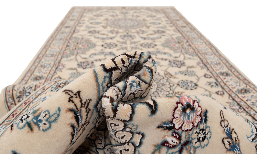 Alfombra persa Nain 9La | 315 x 98 cm