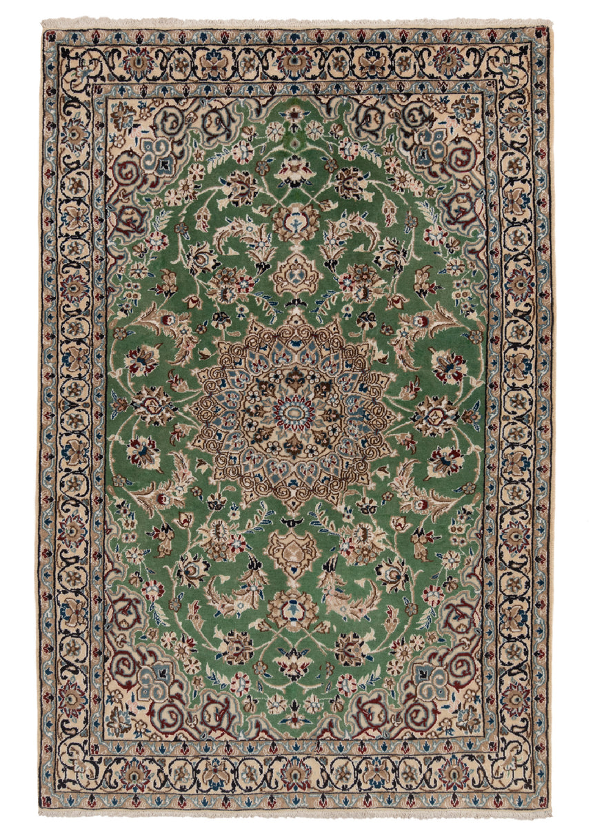 Alfombra persa Nain 9La | 165 x 108 cm