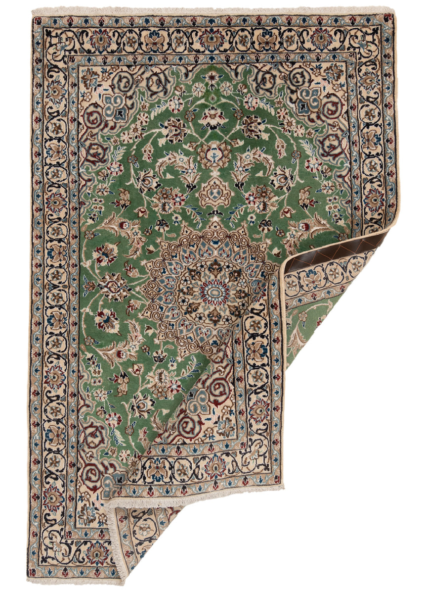 Alfombra persa Nain 9La | 165 x 108 cm