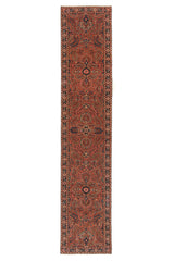 Alfombra persa Hamedan Patina | 406 x 81 cm