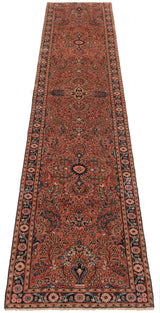Alfombra persa Hamedan Patina | 406 x 81 cm