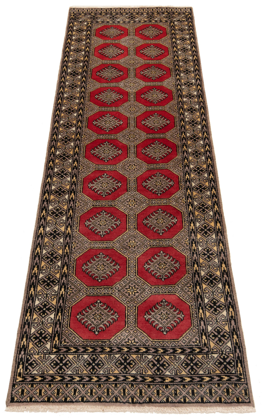 Alfombra persa baluchis | 253 x 77 cm