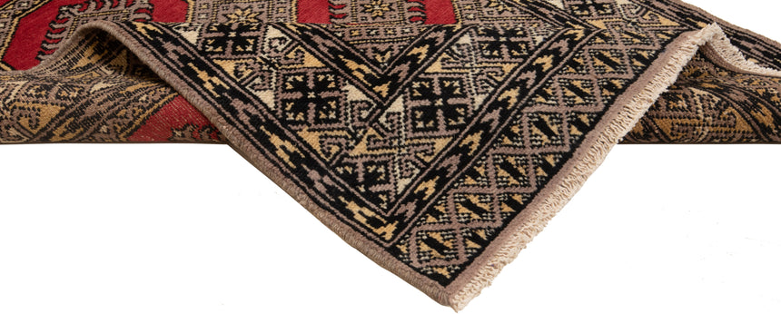 Alfombra persa baluchis | 253 x 77 cm