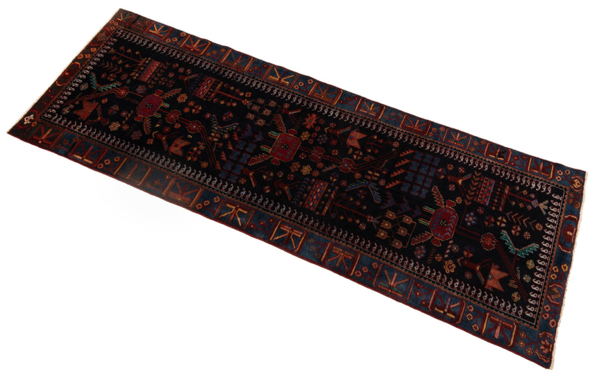 Alfombra persa Nahavand | 277 x 94 cm