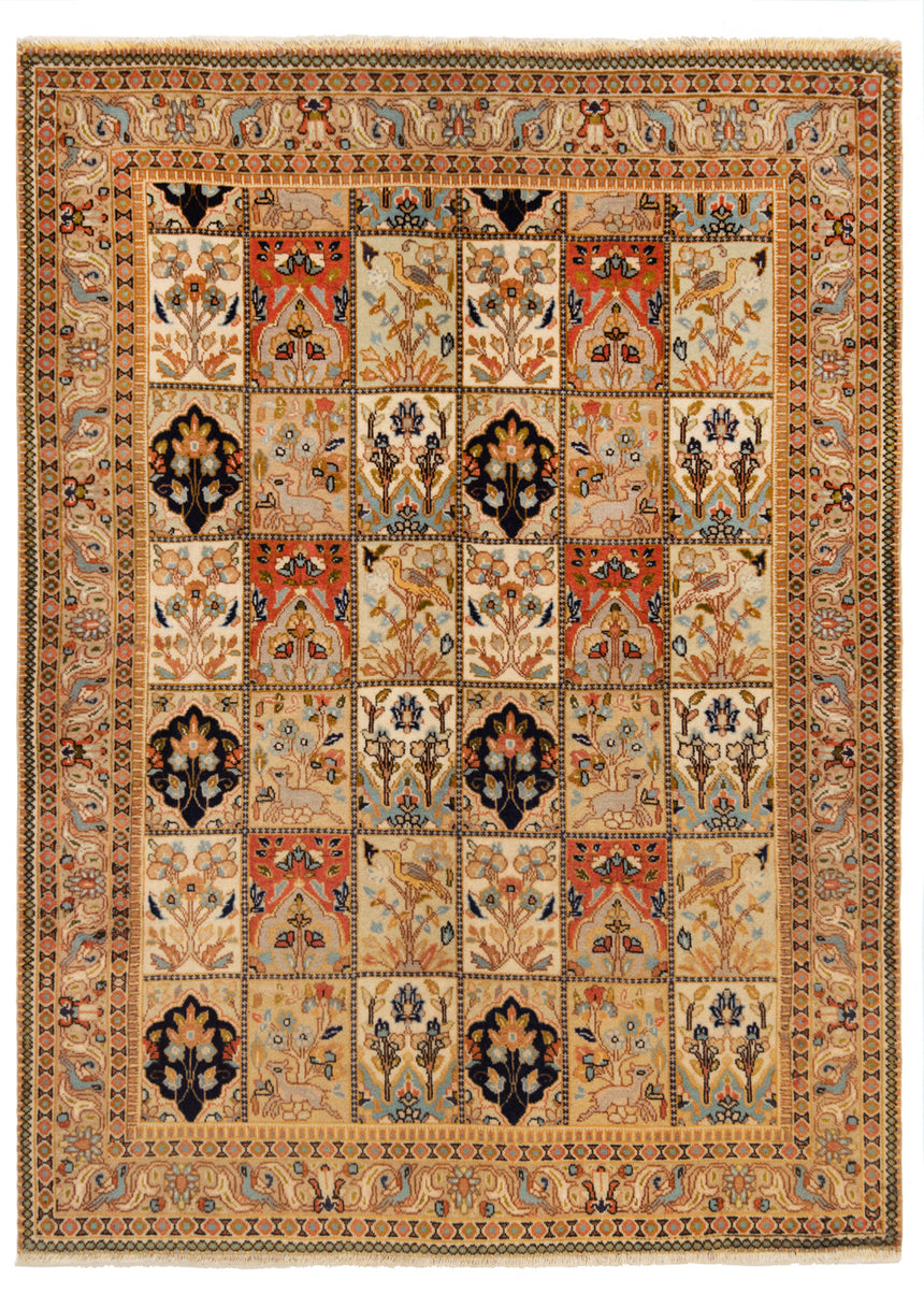 Alfombra persa Tabriz Tabatabai | 183 x 137 cm