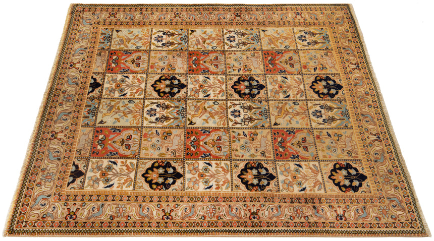 Alfombra persa Tabriz Tabatabai | 183 x 137 cm