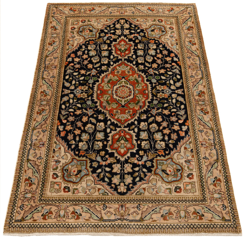 Alfombra persa Tabriz Tabatabai | 141 x 95 cm