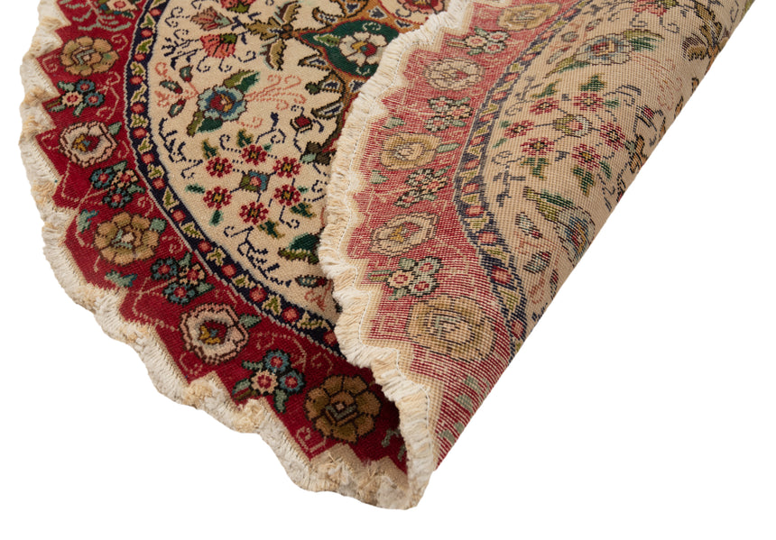 Alfombra persa Tabriz Patina | 87 x 87 cm