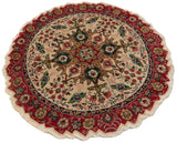 Alfombra persa Tabriz Patina | 90 x 90 cm