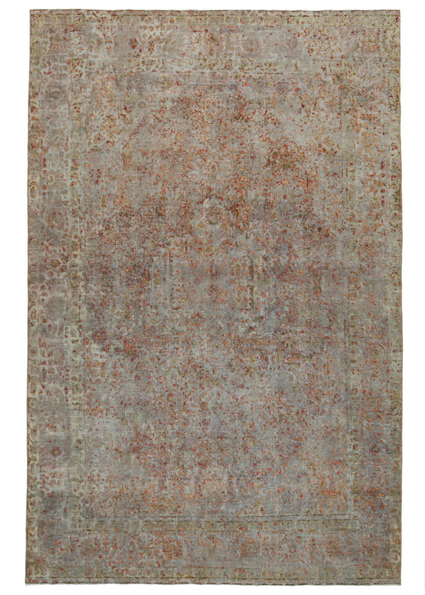 Alfombra de relieve vintage | 303 x 195 cm
