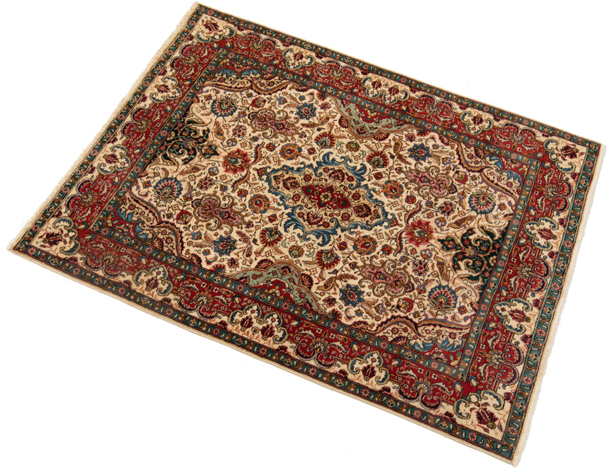 Alfombra persa Tabriz | 193 x 144 cm