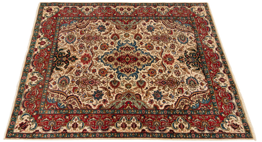 Alfombra persa Tabriz | 193 x 142 cm