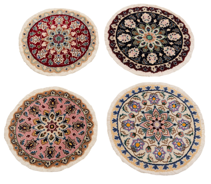 Alfombra persa Nain 9La | 45 x 45 cm