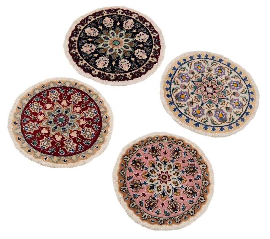 Alfombra persa Nain 9La | 45 x 45 cm