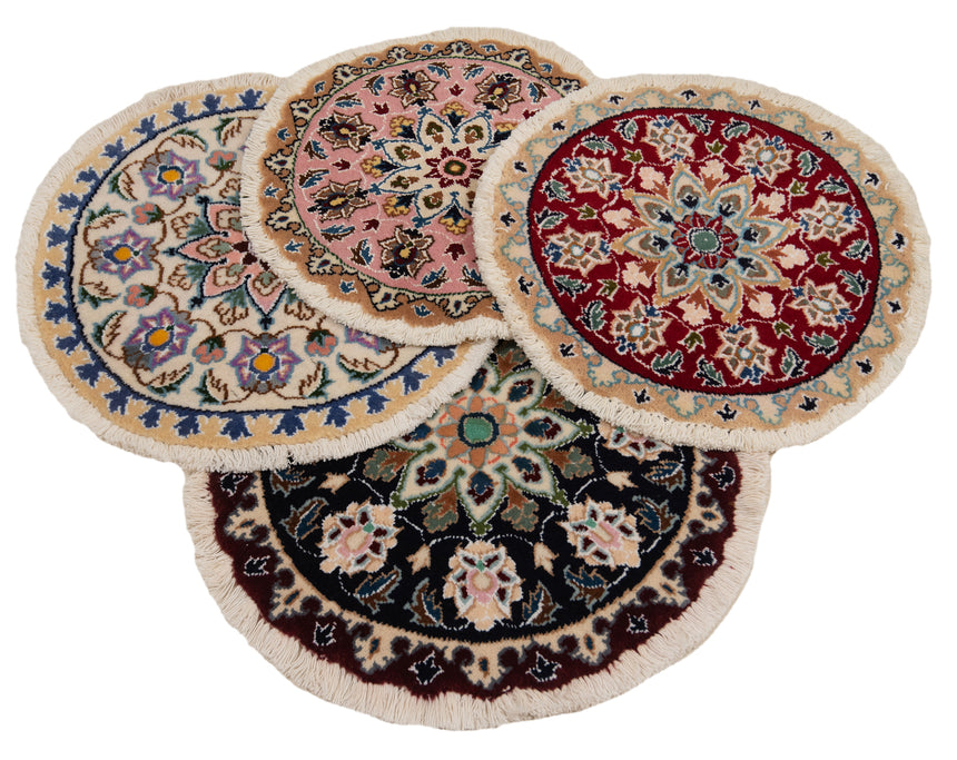 Alfombra persa Nain 9La | 45 x 45 cm