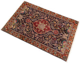 Alfombra persa Tabriz 40 Raj | 134 x 88 cm
