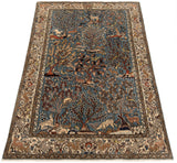 Alfombra persa Qom | 213 x 135 cm