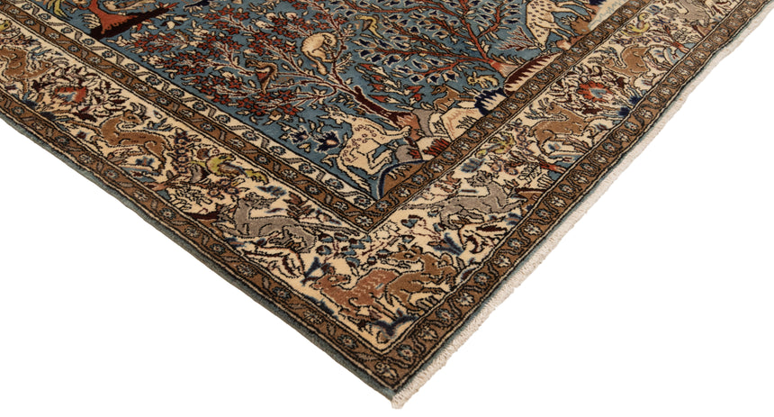 Alfombra persa Qom | 213 x 135 cm