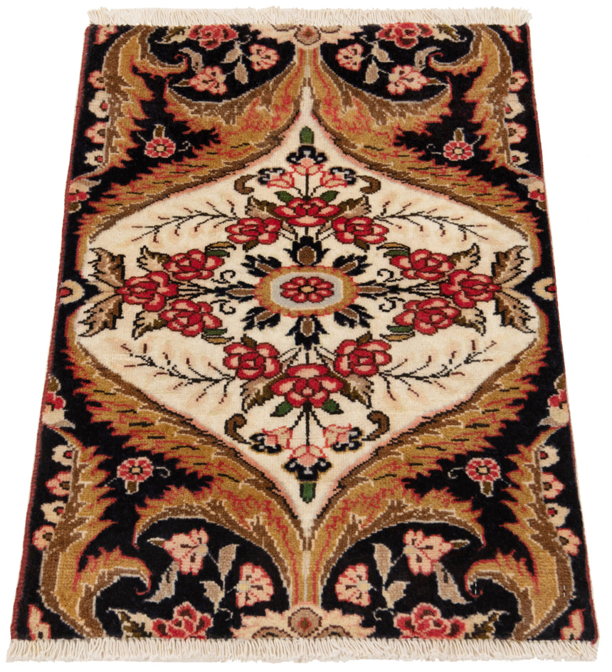 Alfombra persa Tabriz | 61 x 49 cm