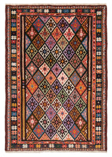 Alfombra persa Shiraz | 104 x 76 cm