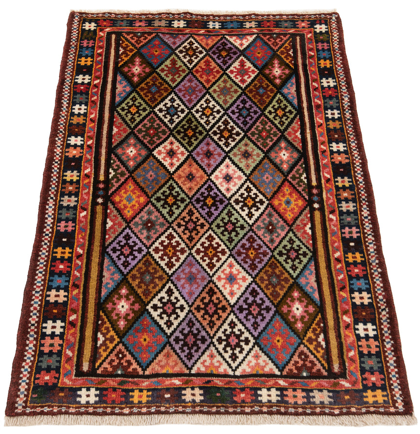 Alfombra persa Shiraz | 104 x 76 cm