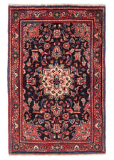 Alfombra persa Hamedan | 94 x 64 cm