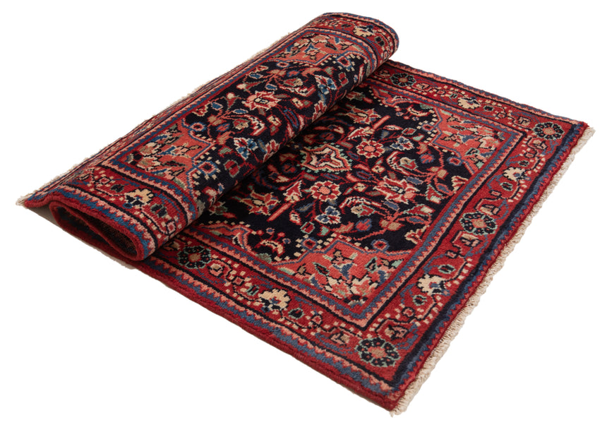 Alfombra persa Hamedan | 94 x 64 cm