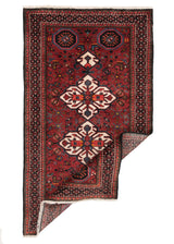 Alfombra persa Hamedan | 135 x 77 cm